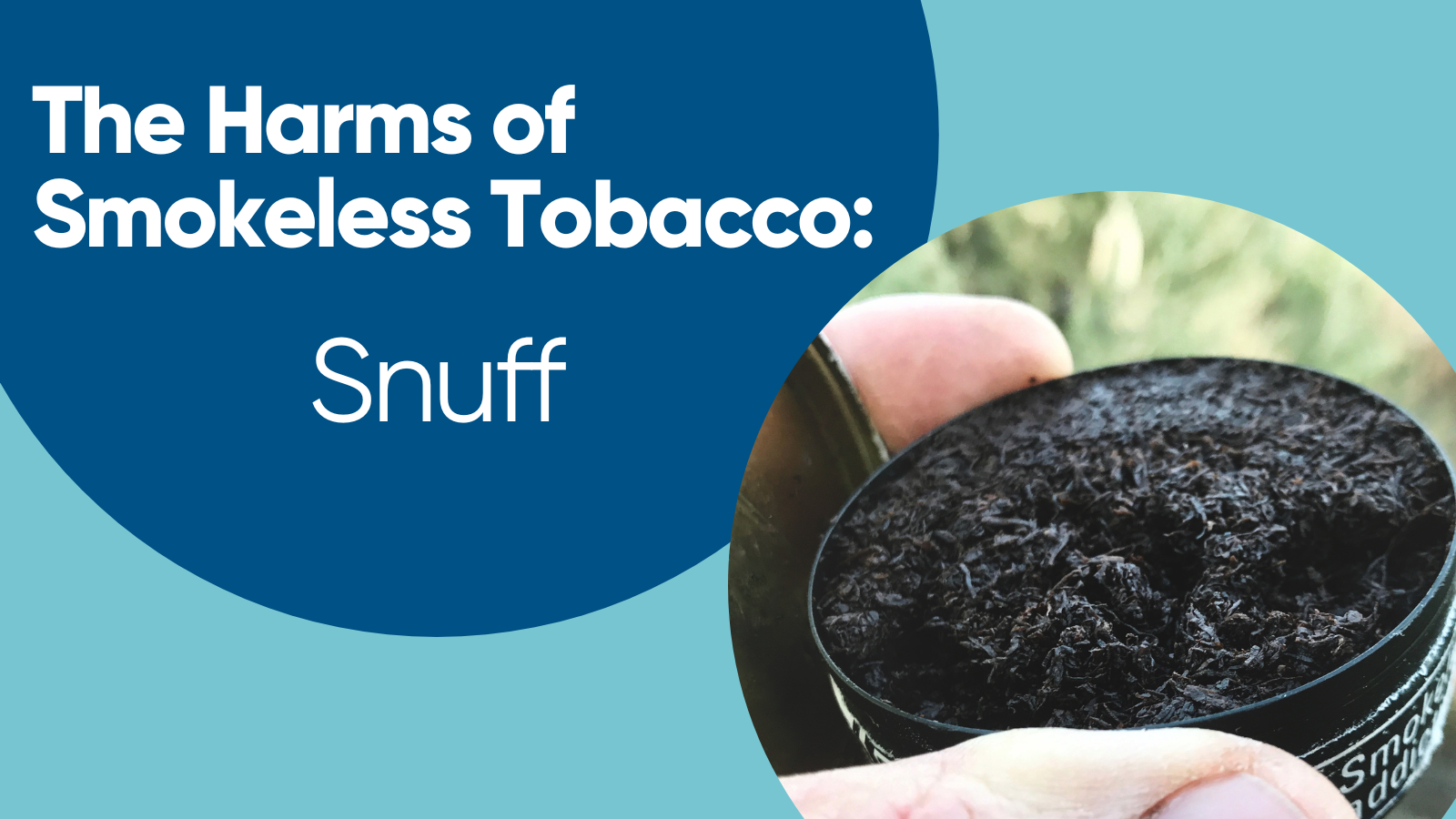 The Harms of Smokeless Tobacco: Snuff